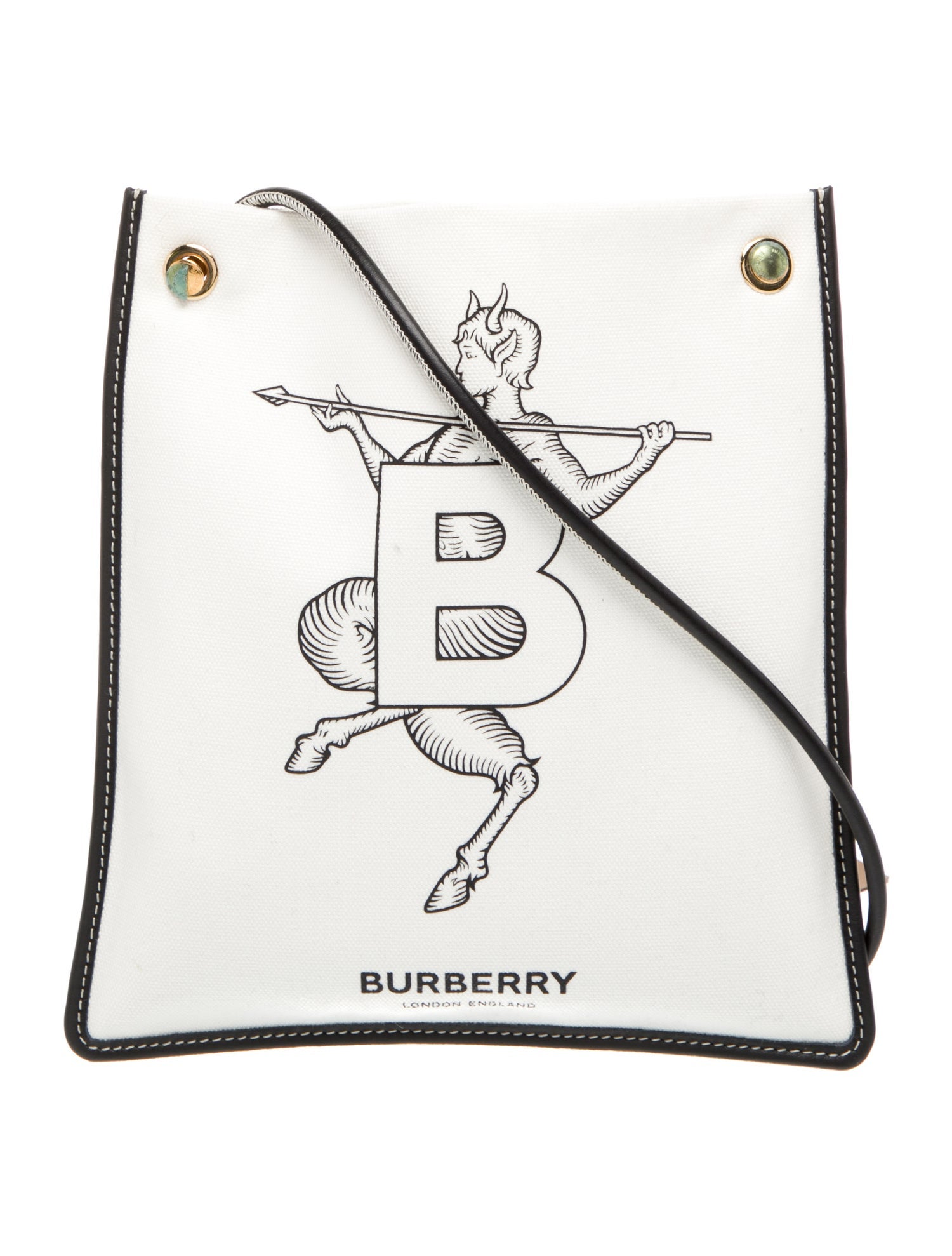 Burberry Canvas Clutch
